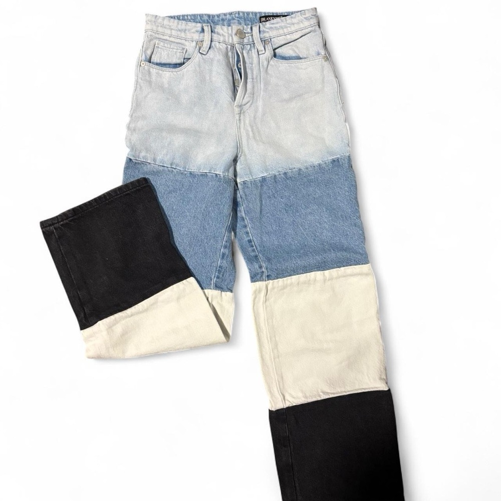 Blank NYC Multicolor block color Jeans